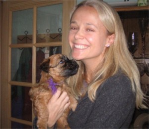 Serena and her puppy