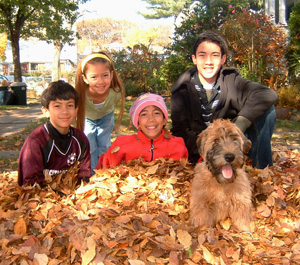 Milo · with his brothers and sisters