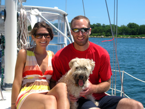 Charlie Kessler sailing