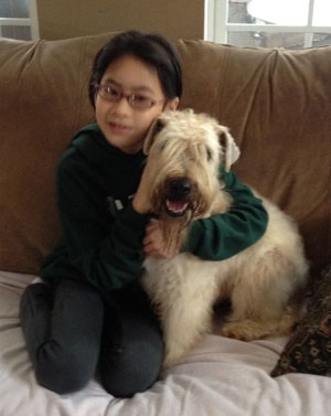 Crystal and her new friend Emma
